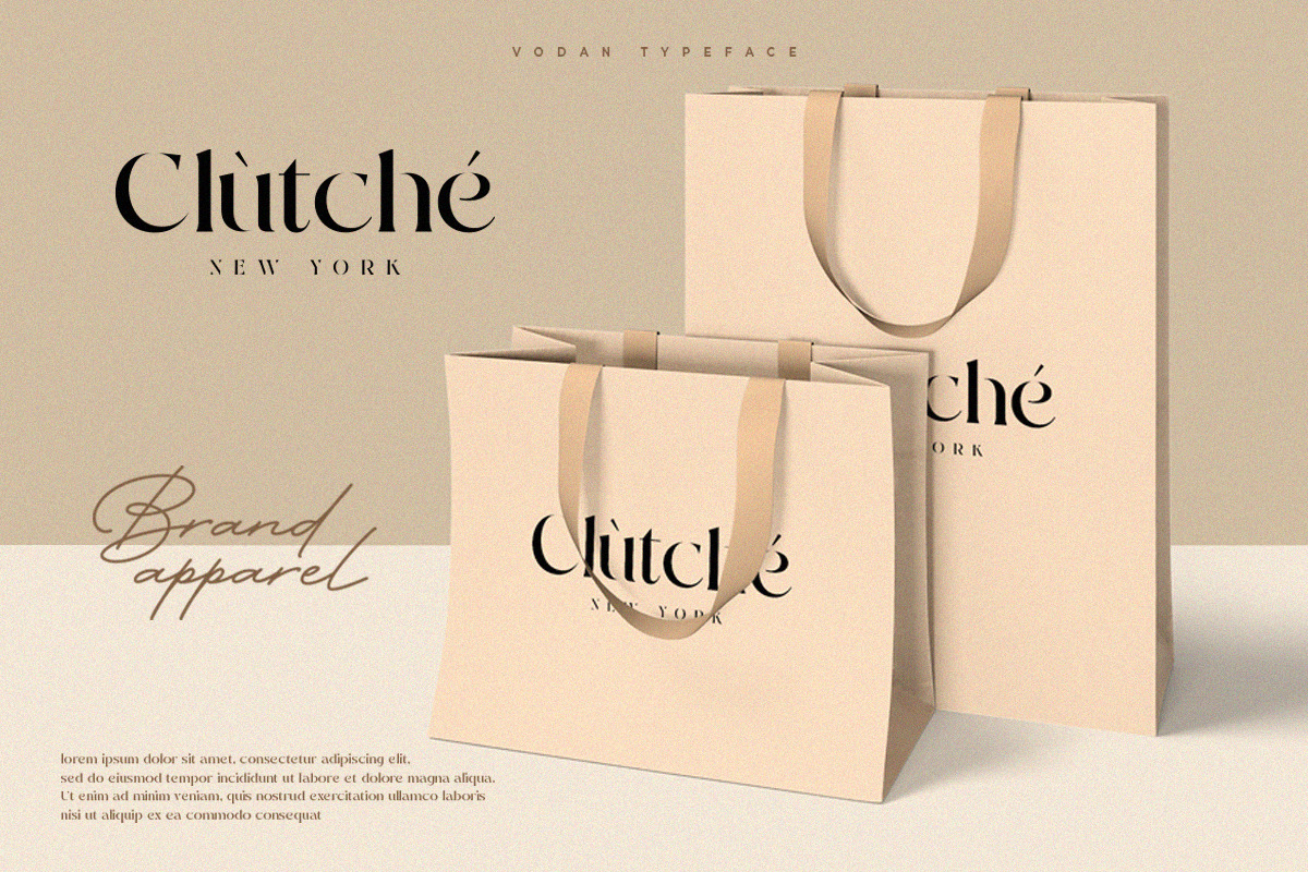 SALE! Vodan | Classic Stencil Font, a Serif Font by Pentagonistudio (Photo 7 of 10)