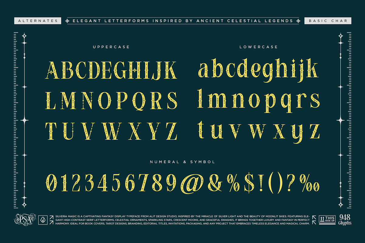 Silveria Magic Typeface, a Blackletter Font by alit design (Photo 2 of 17)