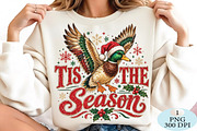 Christmas Duck Tis The Season PNG, a Seasonal Illustration by Daily.Designs (Thumbnail 2 of 5)