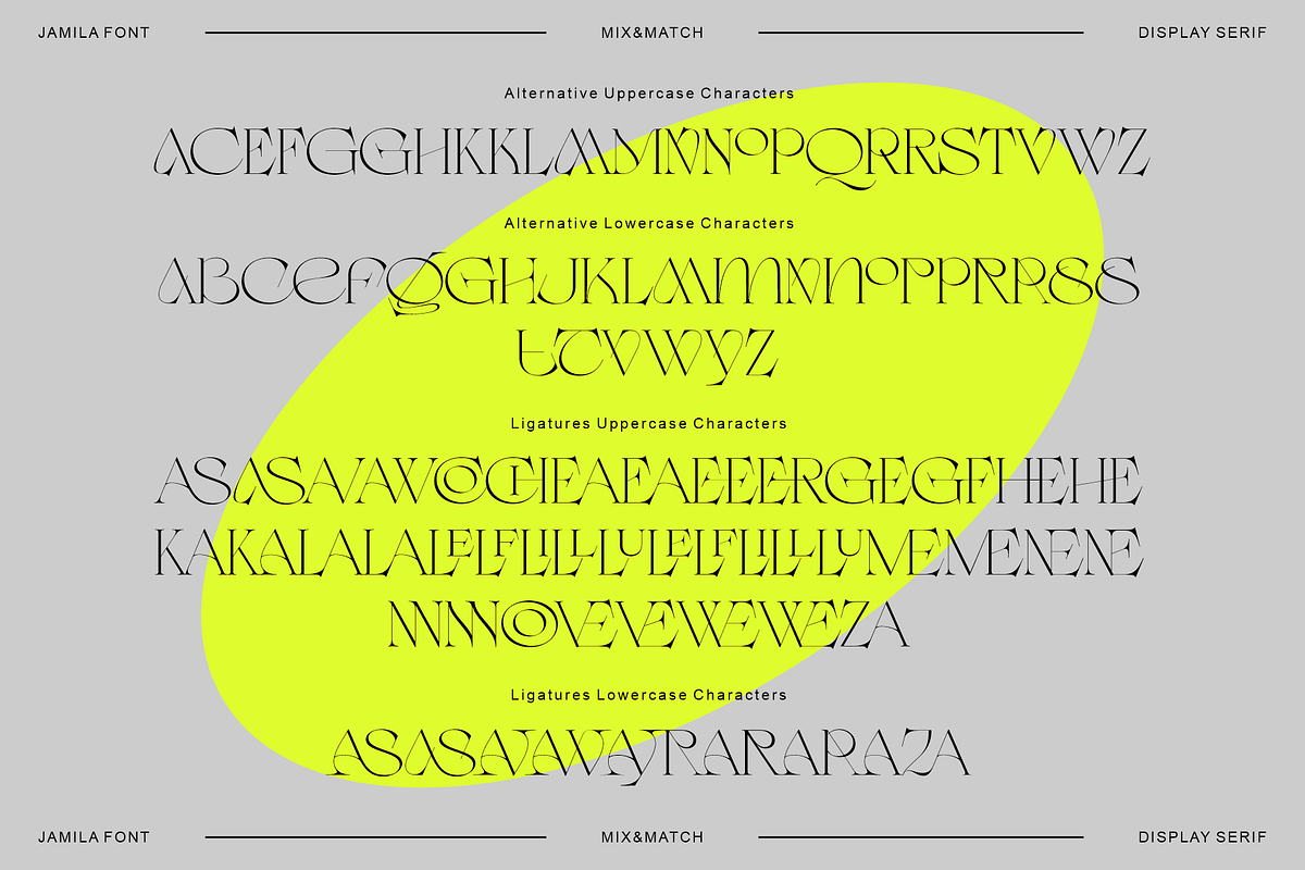 Jamila Stylist Display Serif, a Serif Font by RedyStudio (Photo 11 of 12)