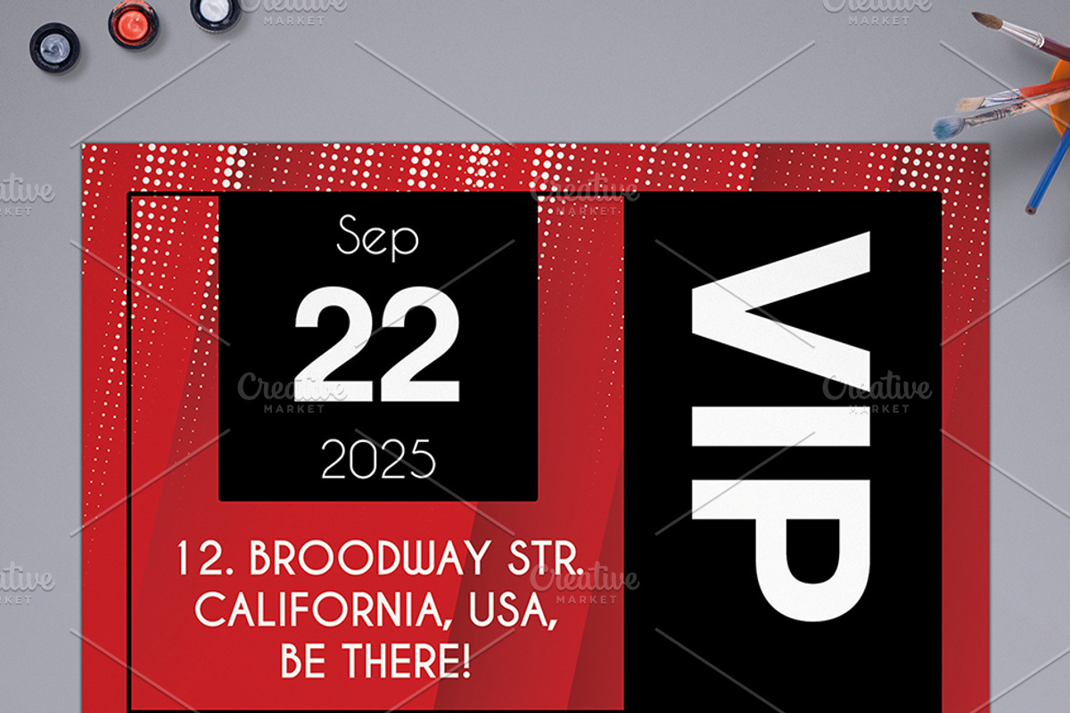 Multipurpose VIP Pass 021, a Card Template by Tzochko (Photo 5 of 5)