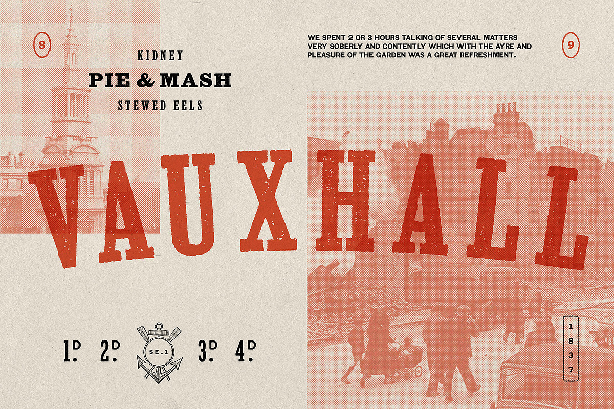 Handbill: letterpress type family, a Slab Serif Font by Polymath (Photo 8 of 14)