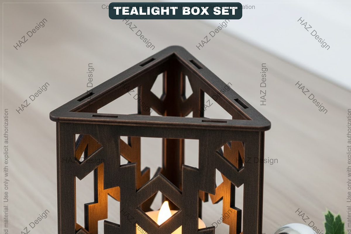 Tealight Holder, Xmas Table Centerpi, a Graphic by AtacanDigital (Photo 8 of 10)
