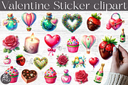 Valentine Sticker clipart, an Illustration by Designworld (Thumbnail 1 of 3)