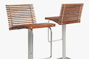 Beltempo Tropical twist bar stool, a Furniture 3D Model by 3dmitruk (Thumbnail 1 of 9)
