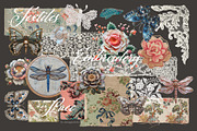 Dear Jane - SCRAPBOOKING collage set, an Object Graphic by alenaganzhela (Thumbnail 10 of 14)