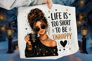 Chic Coffee Girl PNG Clipart PNG, a Seasonal Illustration by Canvas Craft