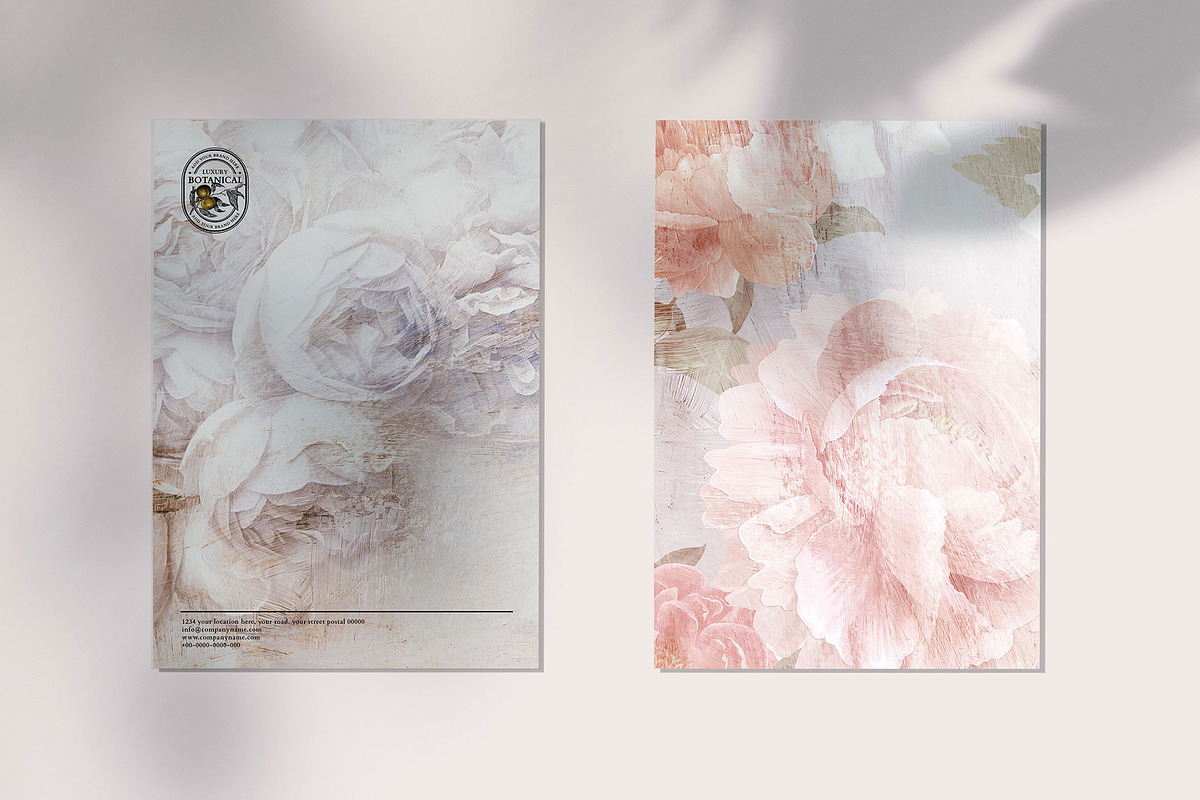Watercolor Floral Backgrounds, a Background Graphic by sibel dayı (Photo 7 of 9)