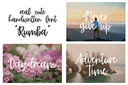 Rumba Script, a Script Font by supfonts (Thumbnail 5 of 5)