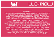 Five Senses font, a Font by weknow (Thumbnail 7 of 9)