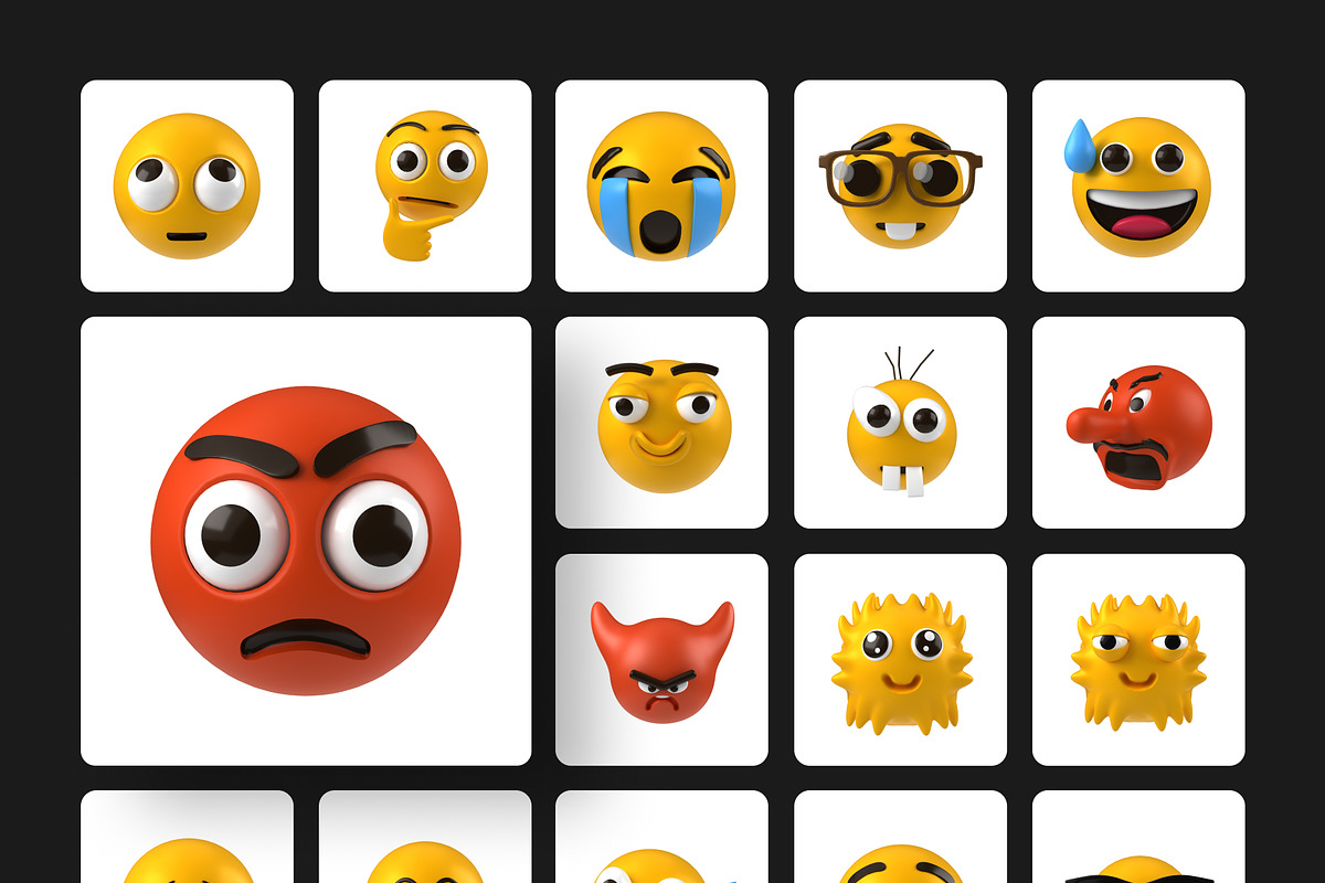 3D Emoji Icons, an Emoji Icon by Vectors Market (Photo 9 of 10)
