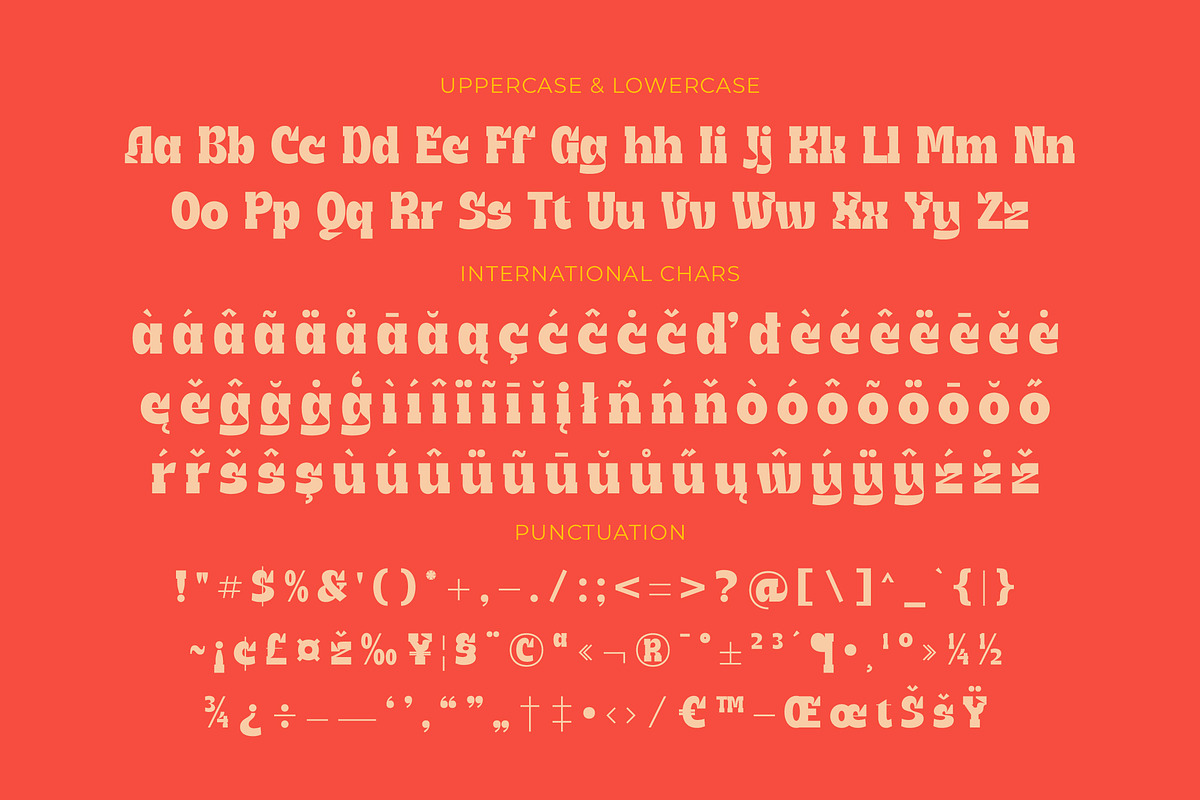 Naska Rumbe Bold Display Font, a Serif Font by timelesstype.co (Photo 19 of 20)
