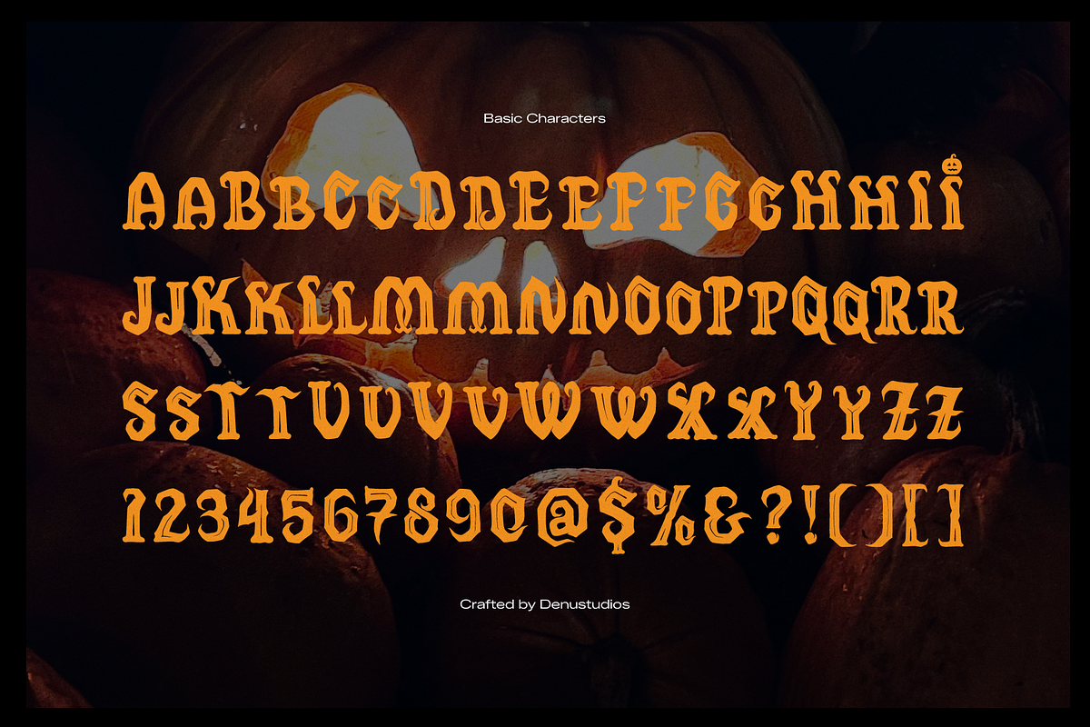 Hollowick | Halloween Font, a Blackletter Font by Denustudios (Photo 10 of 12)
