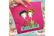Quirky Couple Picnic Party Clipart, an Illustration by designcity5 (Thumbnail 3 of 5)