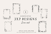 Christmas holiday doodle line art, a Decorative Illustration by Grace Noboa Illustrations (Thumbnail 8 of 10)