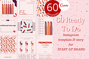 60 Pink Candy Instagram template, a Social Media Template by LemonNguyen (Thumbnail 1 of 6)