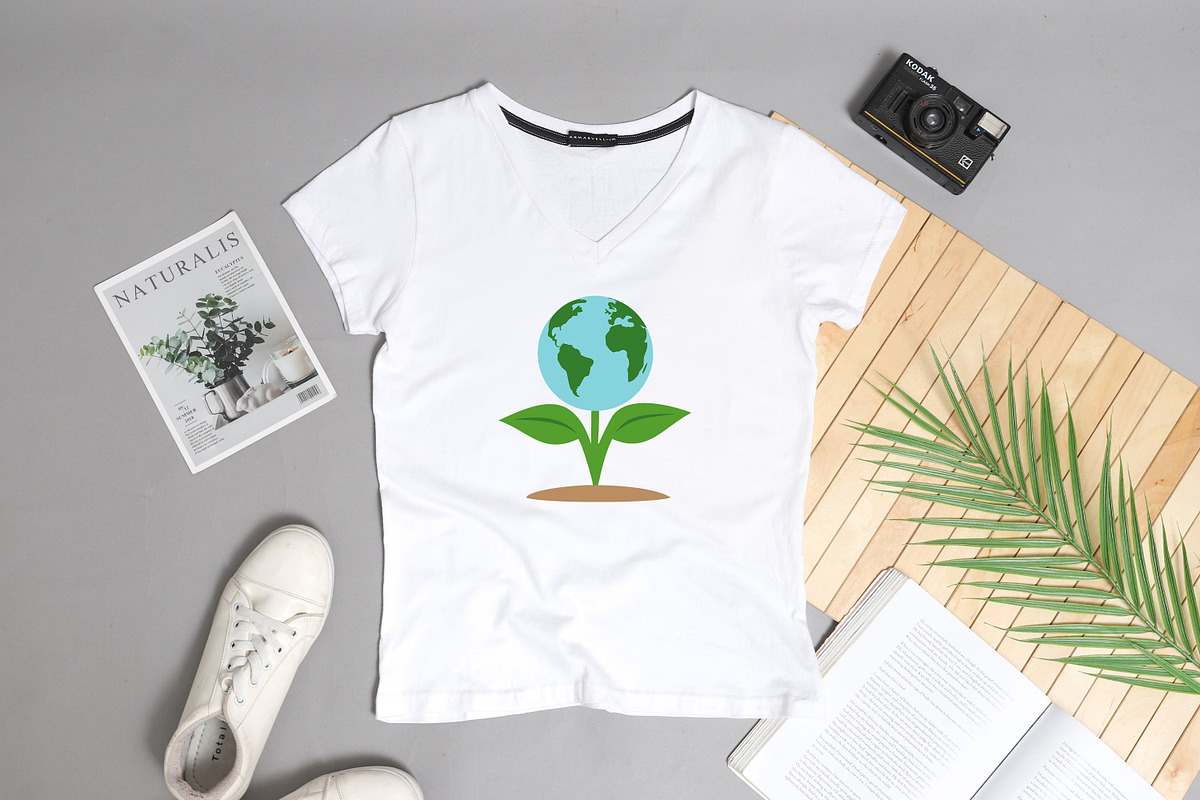 Earth day svg clipart, planet png, an Object Illustration by Bila Vorona (Photo 3 of 4)