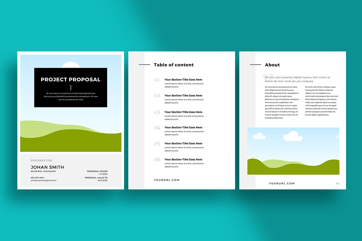 Project Proposal | Canva, a Brochure Template by Anchor ‹A› Digital Design (Photo 3 of 10)