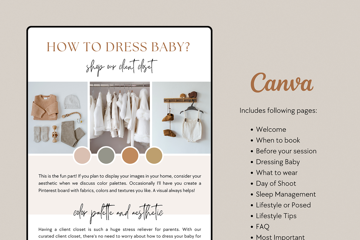 Newborn Photography Client Guide, a Templates & Theme by Sweet Little Muse (Photo 4 of 4)