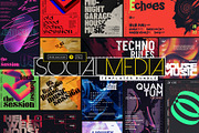Club Party Social Media Kits Bundle, a Social Media Template by pixelsao (Thumbnail 1 of 4)