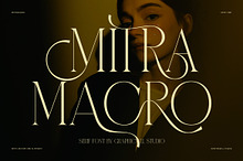 Mitra Macro Luxury Ligature Serif