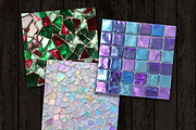 Mosaic Pattern Digital Paper Pack, a Pattern Graphic by Design Scotch (Thumbnail 4 of 8)
