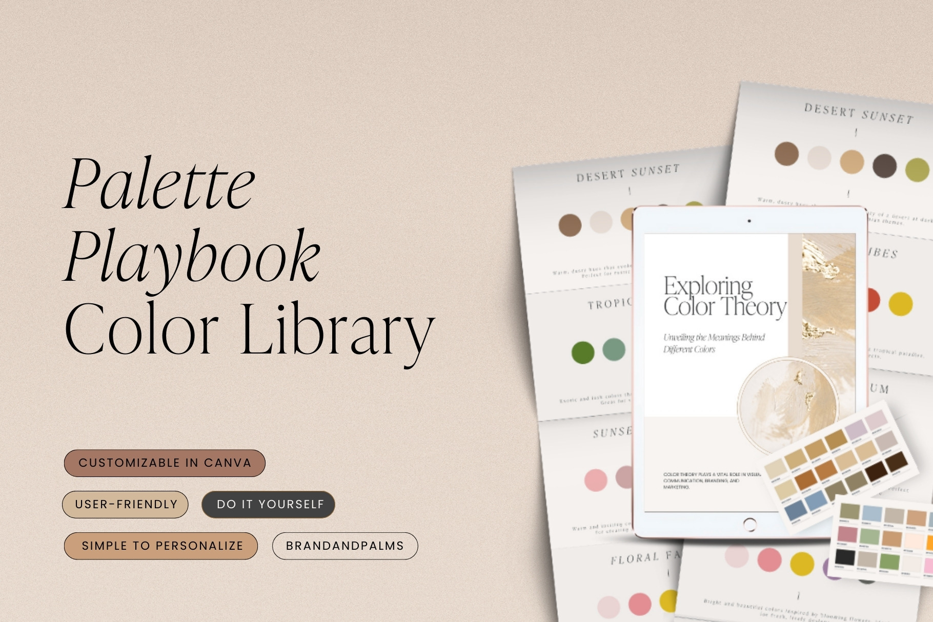 Palette Playbook Color Library by Brand  Palms  Creative Market