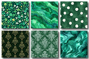 Emerald Green Digital Papers, a Pattern Graphic by designcity5 (Thumbnail 2 of 5)
