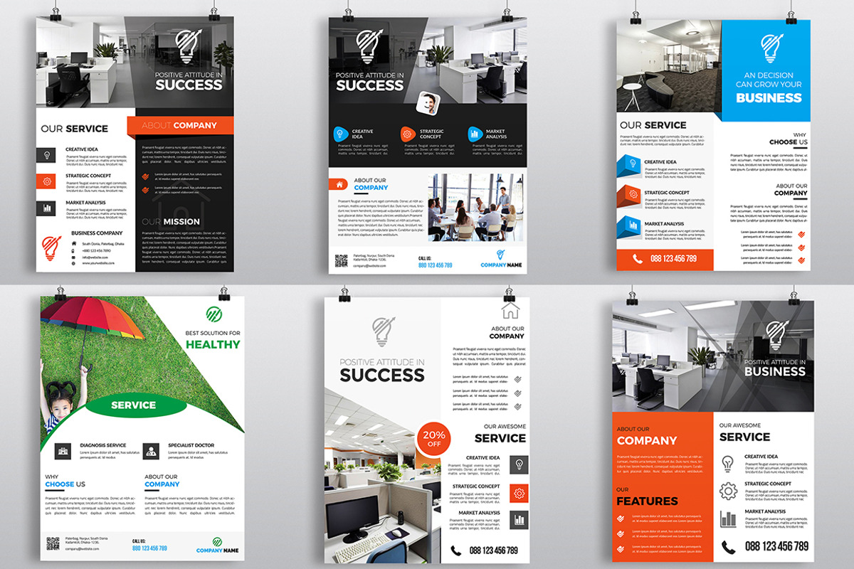 110+ Clean Business Flyers 98% Off, a Flyer Template by Imagine Design Studio (Photo 8 of 20)