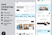 SaaS Task Management Landing Page, a Landing Page Template by UiDex (Thumbnail 1 of 4)