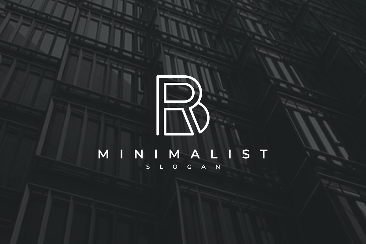Letter RB BR Minimalist Logo, a Branding & Logo Template by sore.studios