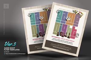 Game Night Flyer Templates