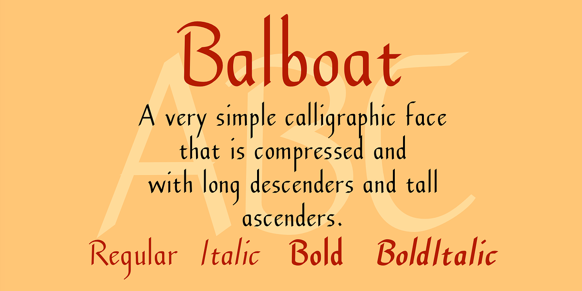 Balboat, a Handwritten Font by Ingrimayne Type (Photo 2 of 8)