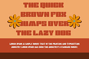 Necha Necho - Retro Bold Sans, a Sans Serif Font by Almeera Std (Thumbnail 7 of 9)