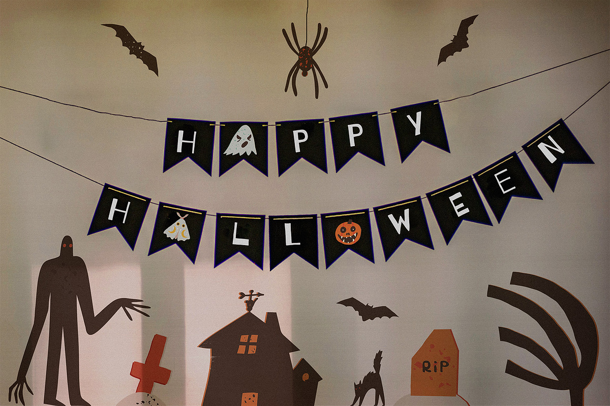 Retro Halloween clipart set, a Seasonal Illustration by Paper Cherry (Photo 20 of 27)