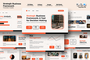 Strategic Business Framework Keynote, a Presentation Template by Iqsiart Studio