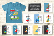 Cute Cars Collection, Cartoon Style, a Transportation Illustration by Lemon Workshop (Thumbnail 8 of 9)