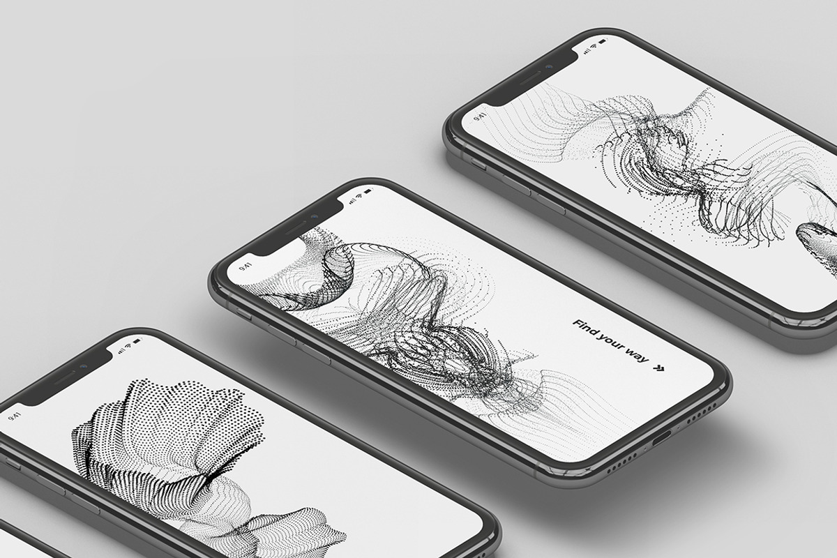Particle Abstract Backgrounds vol 3, a Templates & Theme by blauananas (Photo 4 of 6)