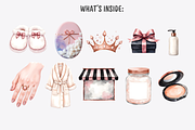 Spa and Beauty Clipart Bundle, a Decorative Illustration by Anca Digital Vibe (Thumbnail 3 of 8)
