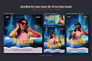 Party Social Media Template Bundle, a Social Media Template by Creative_View (Thumbnail 3 of 8)