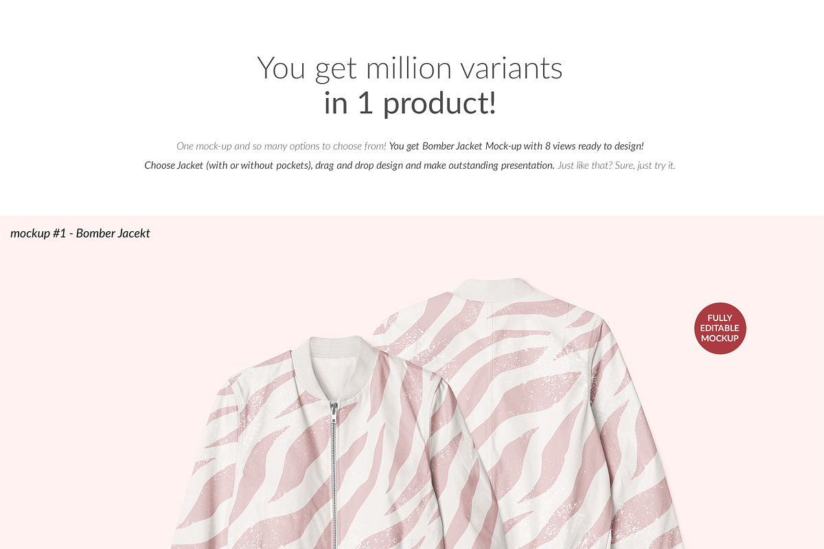 Bomber Jackets 8xMock-ups, a Books & Magazine Mockup by Mocca Mockups Store (Photo 3 of 5)