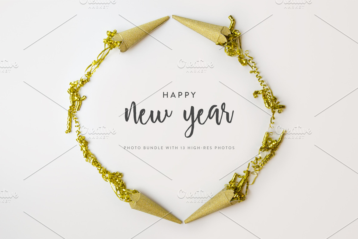 Happy New Year Photo Bundle, a Product Mockup by GT Studio (Photo 5 of 14)