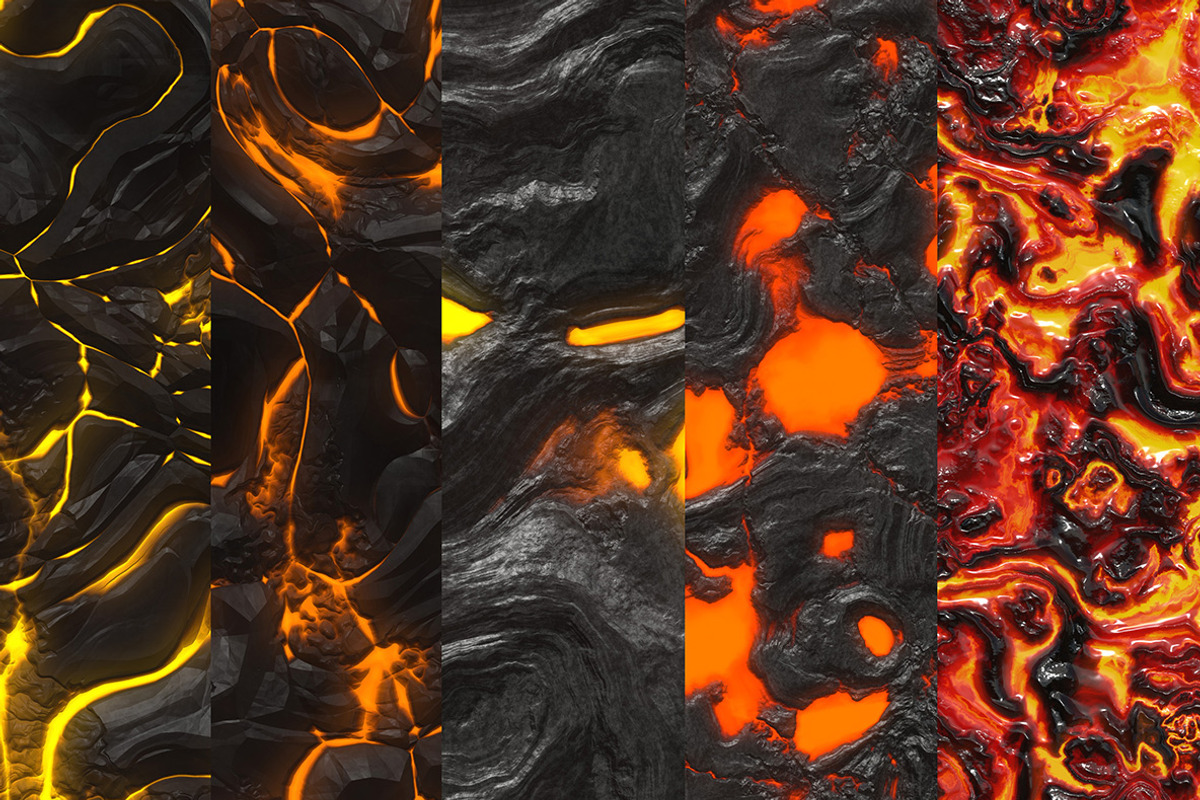 Fire and lava textures, a Texture Graphic by dotstudio (Photo 2 of 15)