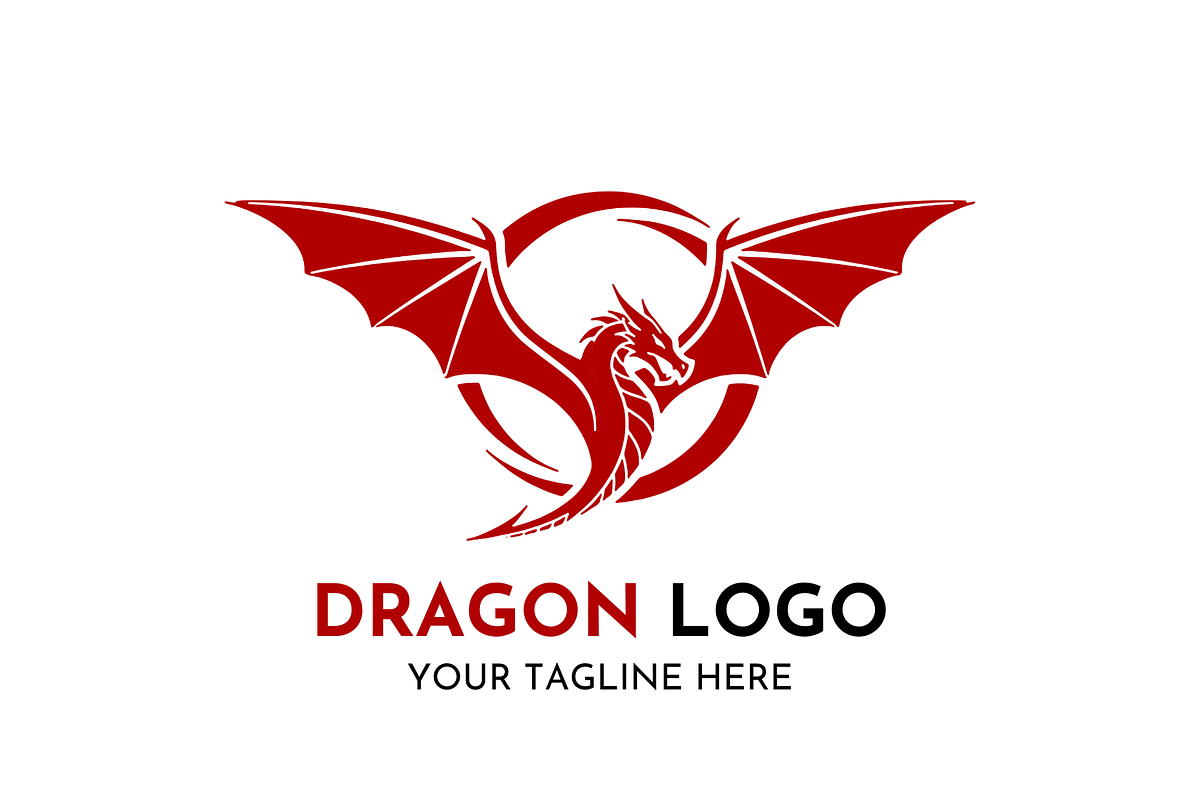 Dragon Powerful Emblem Logo Design, a Branding & Logo Template by Megafox Studio (Photo 1 of 2)