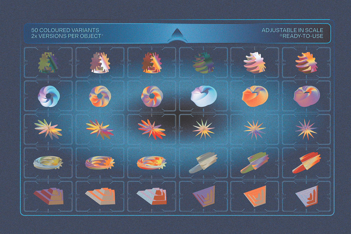 Mysterious 3D Shapes, an Object Graphic by Kapoor Design Empire (Photo 14 of 15)