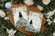Mis Quince Años Invitation, a Templates & Theme by VeliusCreativeStudio (Thumbnail 1 of 3)