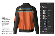 Bomber Jacket Zipper Mockup, a Shirt Mockup by Nanggroe Scripting (Thumbnail 8 of 9)