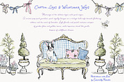 French Summer Whimsical Clipart, an Object Graphic by Essentially Nomadic (Thumbnail 2 of 12)