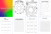 Printable Paint Swatch Sheets Bundle, a Stationery Template by Wicked Creative (Thumbnail 8 of 11)