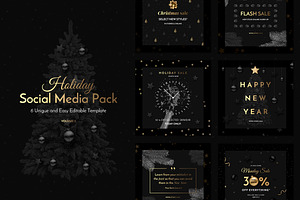 Holiday Social Media Pack vol.2
